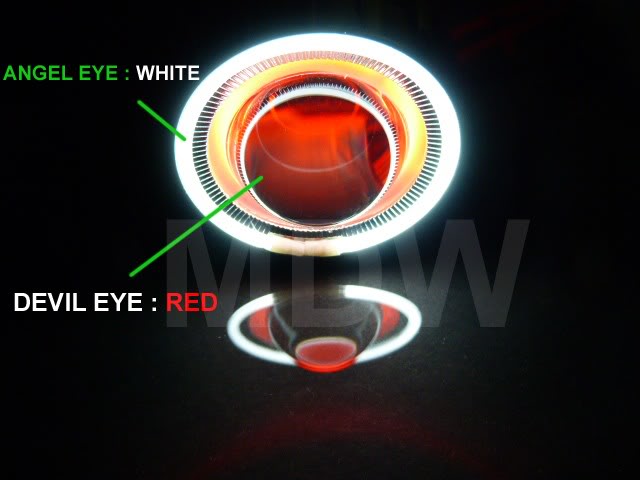 devil eyes headlights motorcycle