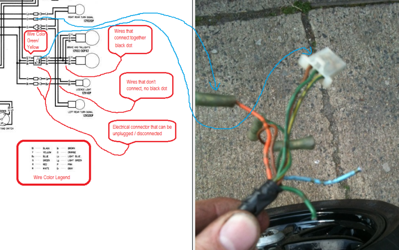 Tail light wires with no home!! - CBR Forum - Enthusiast forums for Honda  CBR Owners  Cbr1000rr Tail Light Wiring Diagram    CBR Forum
